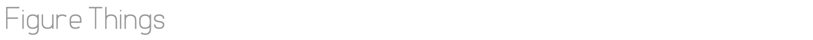 Figure Things font preview